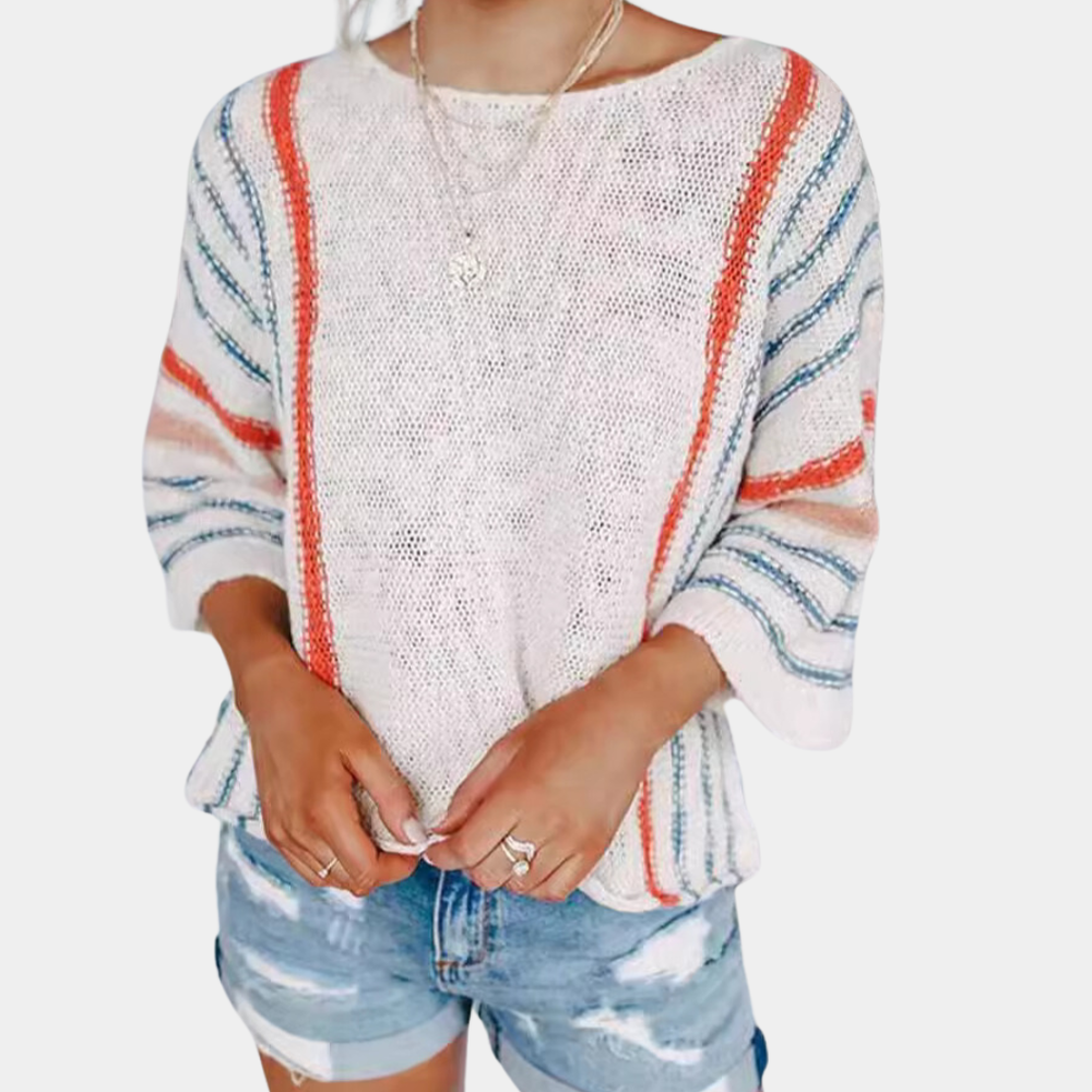 Pull Col Rond en Tricot élégant pour femme