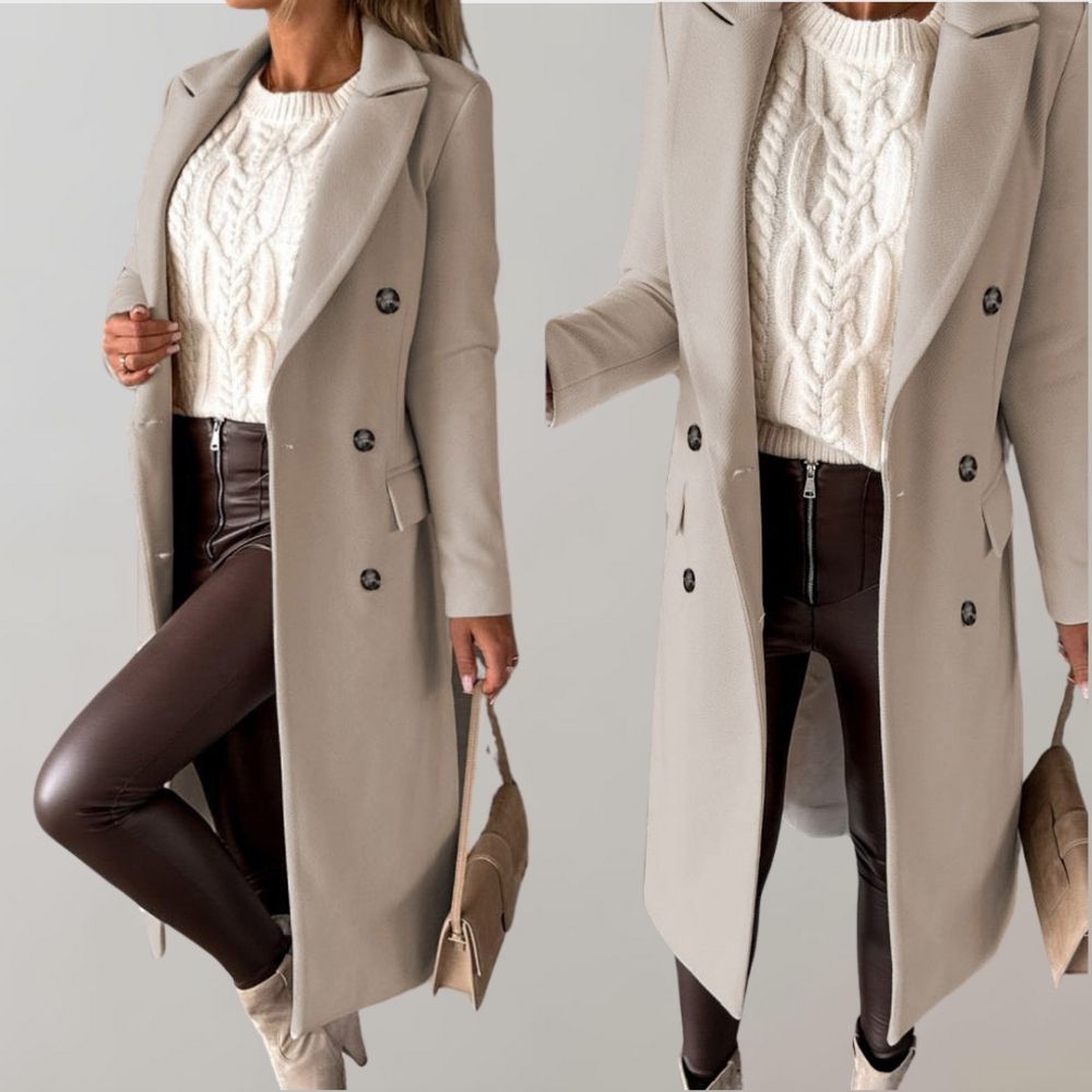 Manteau Long d'Hiver Charmant pour Femmes