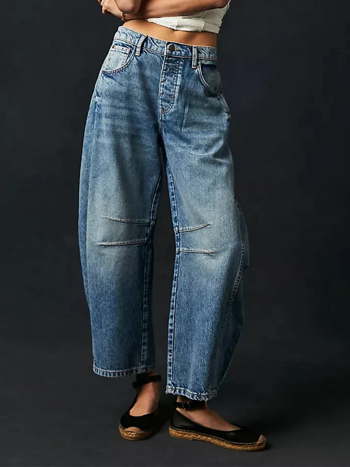 Elodie - Pantalon en jean ample