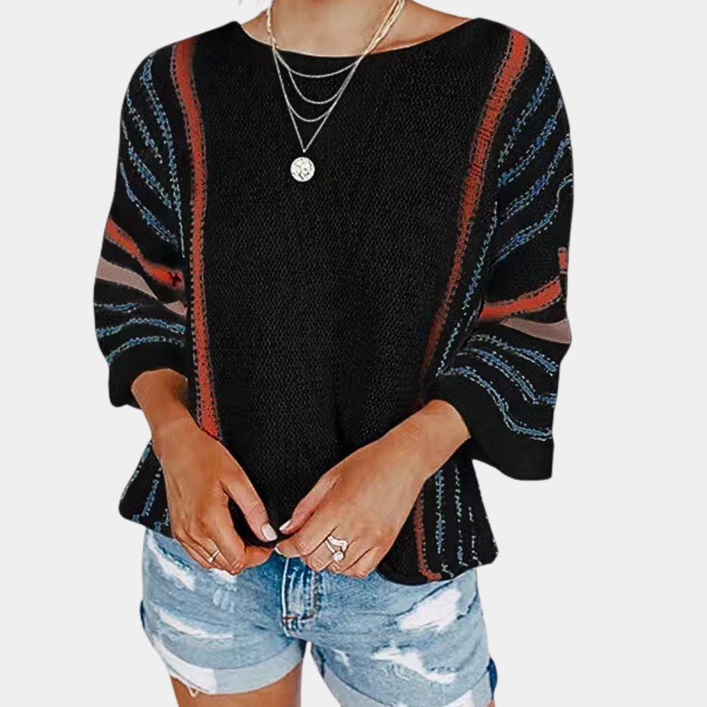 Pull Col Rond en Tricot élégant pour femme