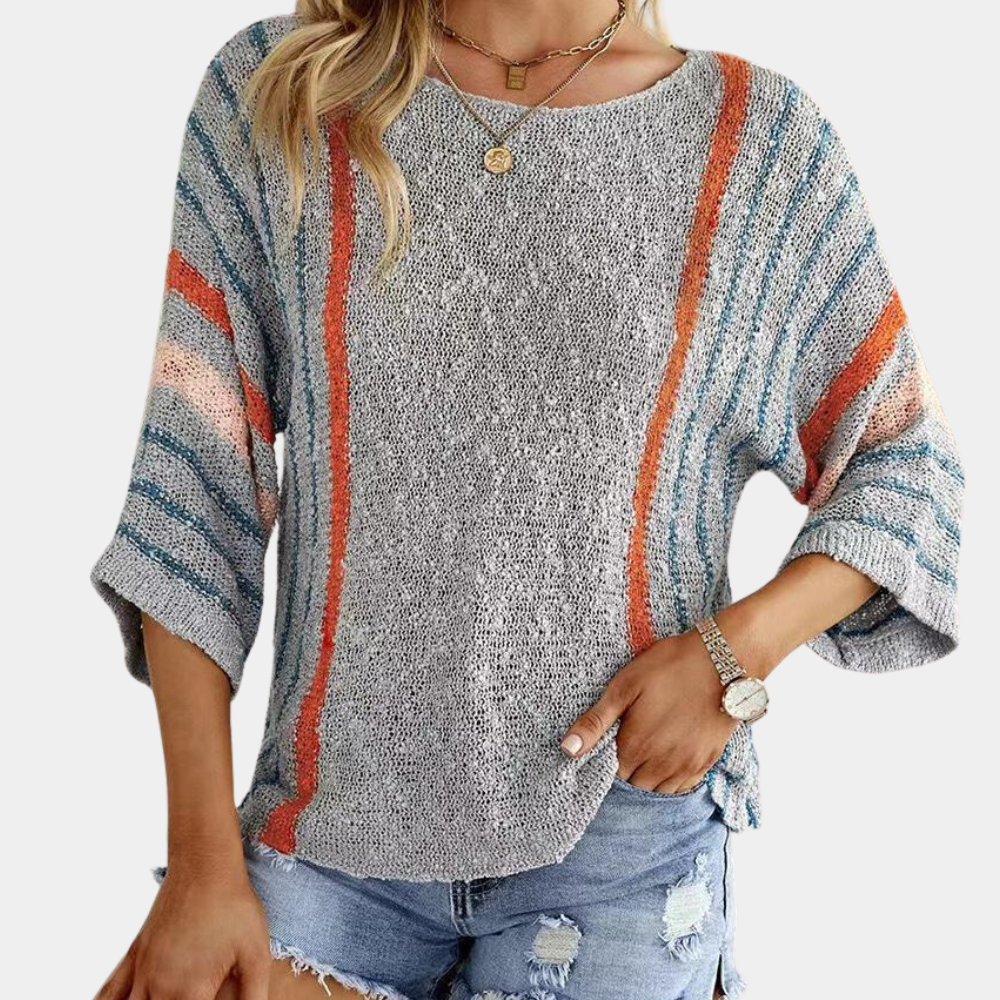 Pull Col Rond en Tricot élégant pour femme