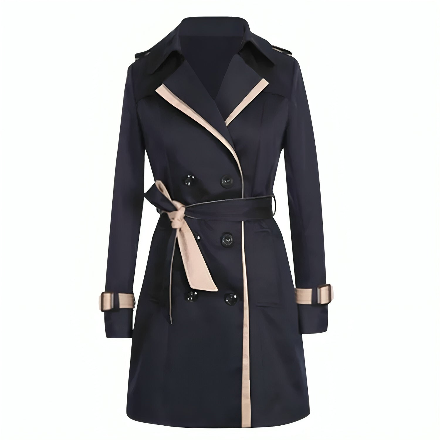 Manteau Trench Long Stylé pour Femmes