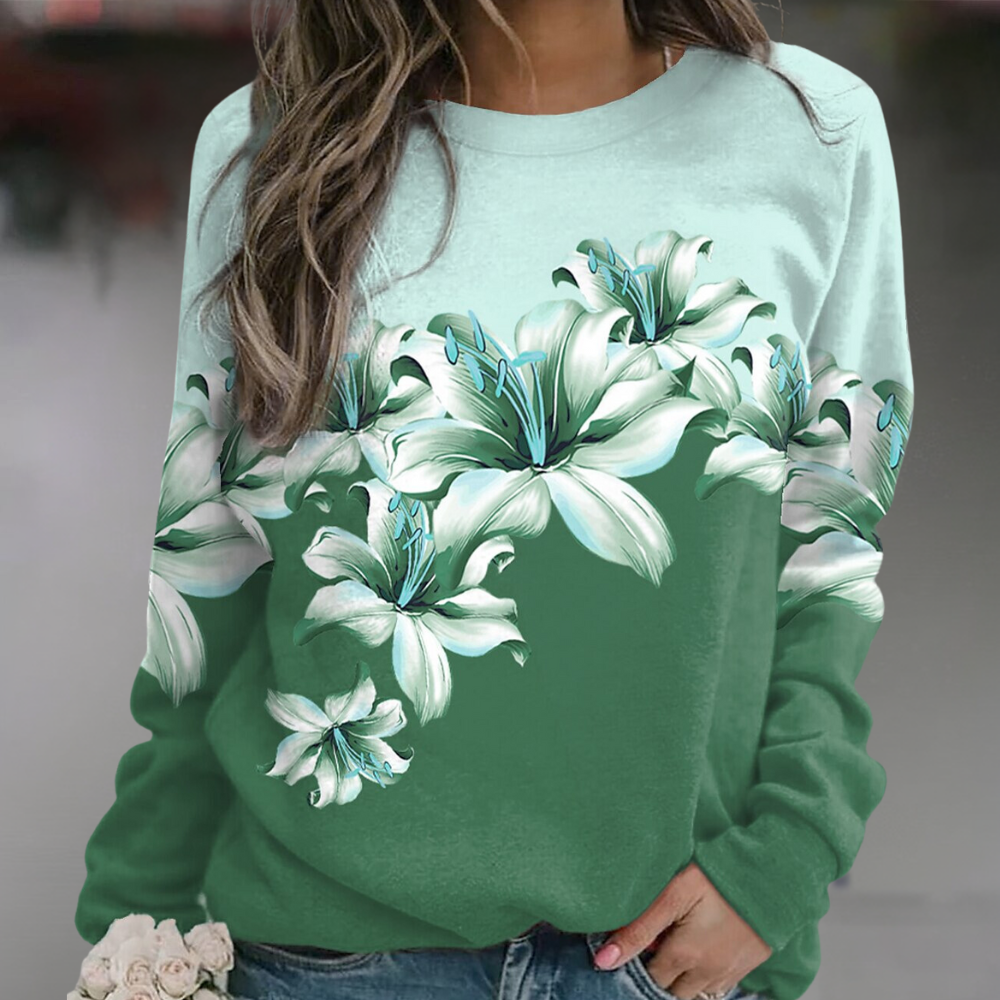 Pull à Fleurs pour Femmes