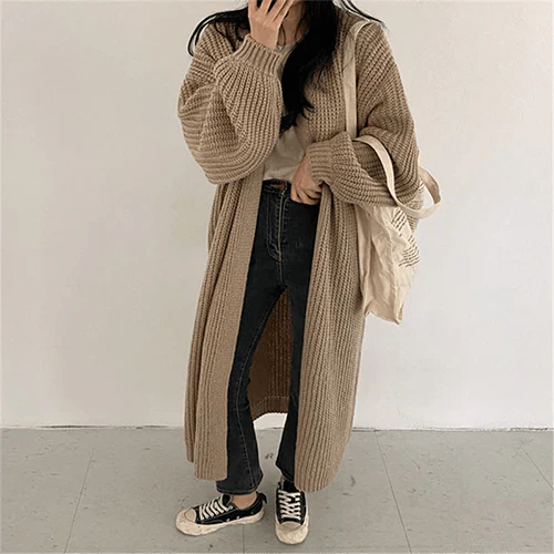 Anzelle | Cardigan long chaud et élégant pour femme