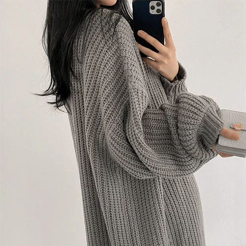 Anzelle | Cardigan long chaud et élégant pour femme