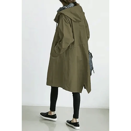 Ariela | Trench-coat long imperméable et chic pour femme