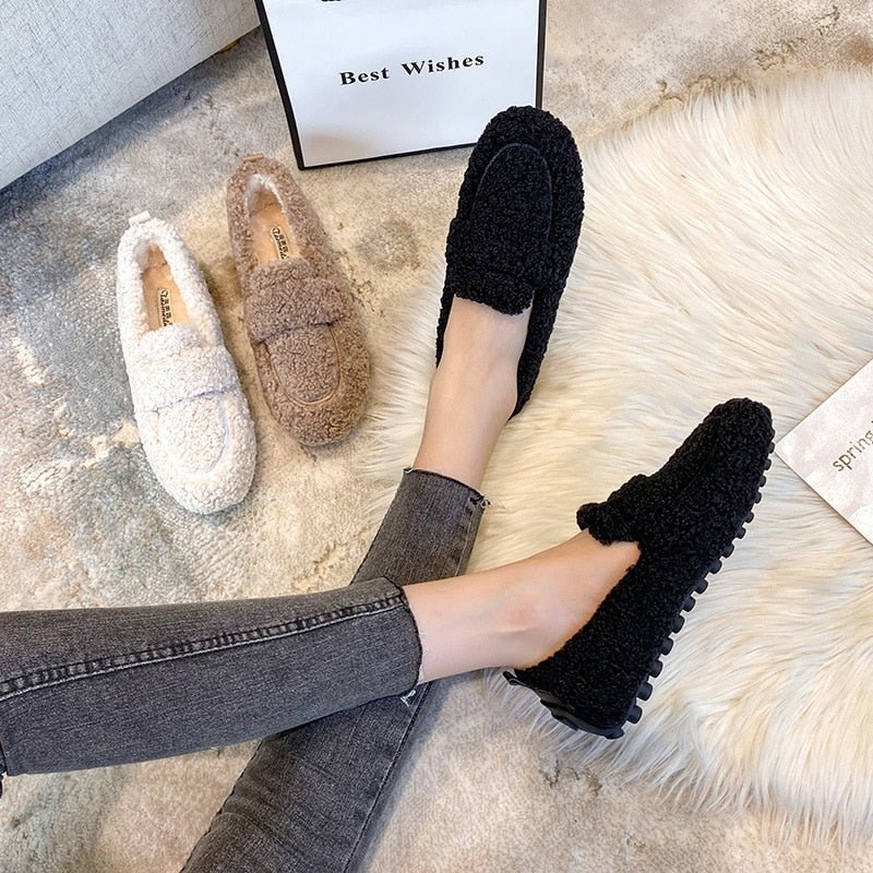 Aurelina | Chaussures en peluche confortables pour femmes