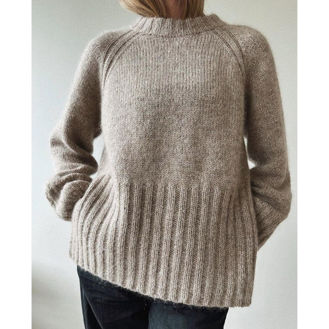 Averyn | Pull élégant col rond pour un style raffiné