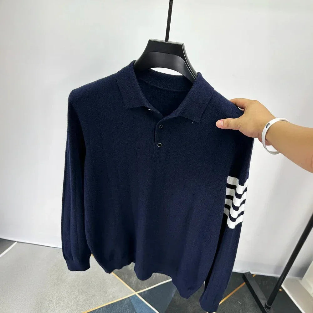 Pull Polo Côtelé pour Homme - Frédéric