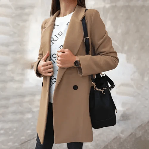 Calista | Manteau Long Décontracté Femme