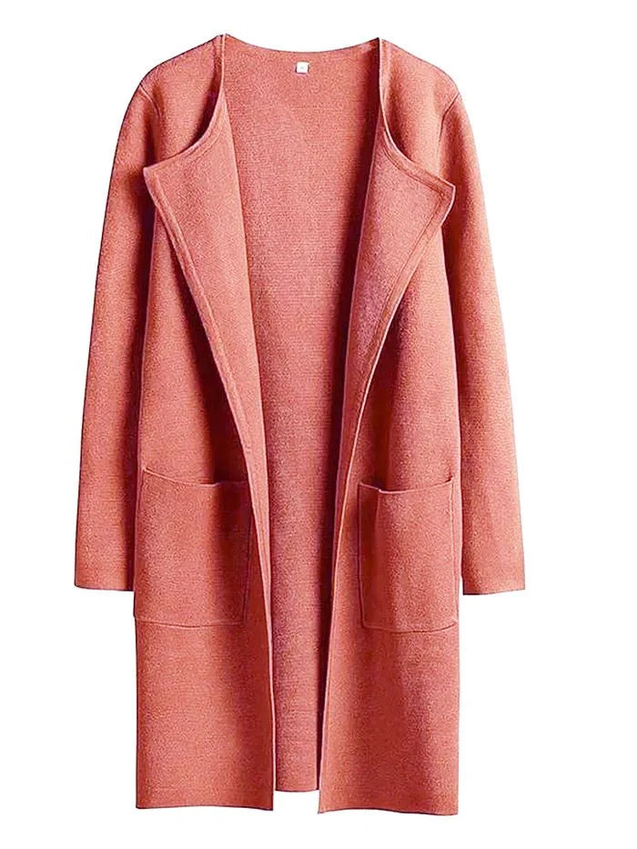 Calista | Trench-coat Long Femme avec Col Élégant