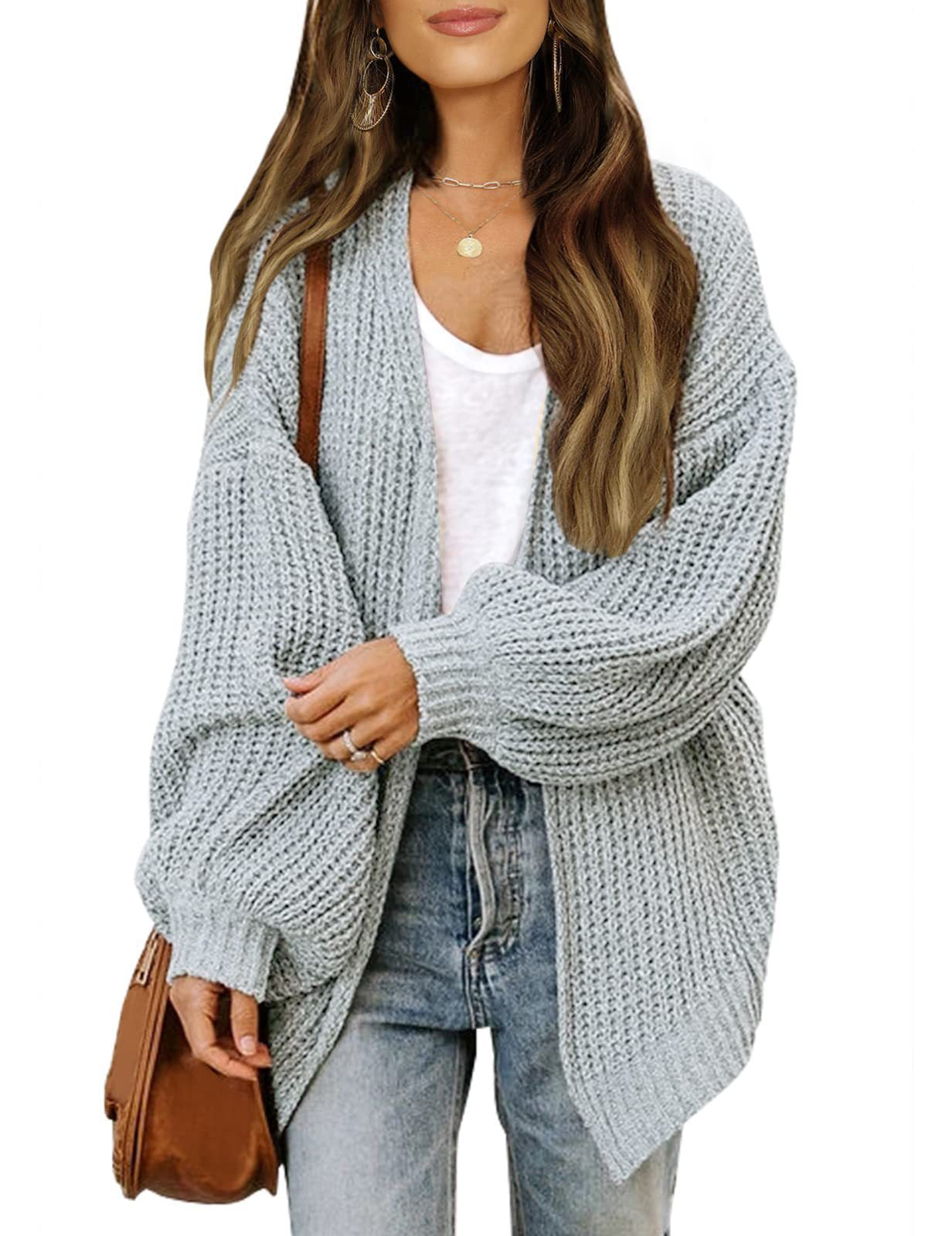 Pull cardigan en tricot doux et décontracté femmes