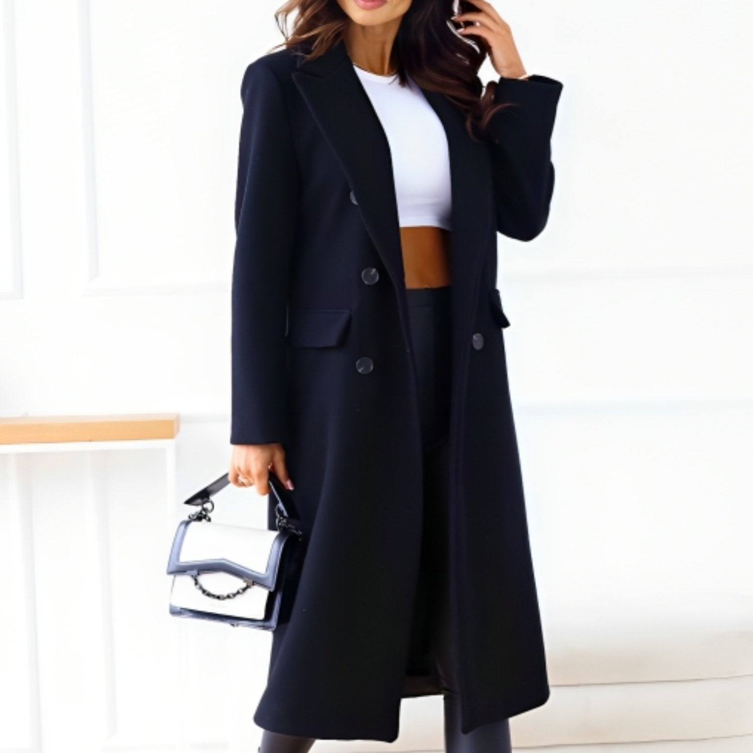 Celia | Manteau Laine Femme élégant et chaud pour l'hiver