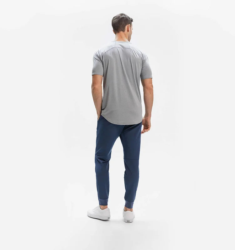 Pantalon ajusté extensible durable et premium hommes