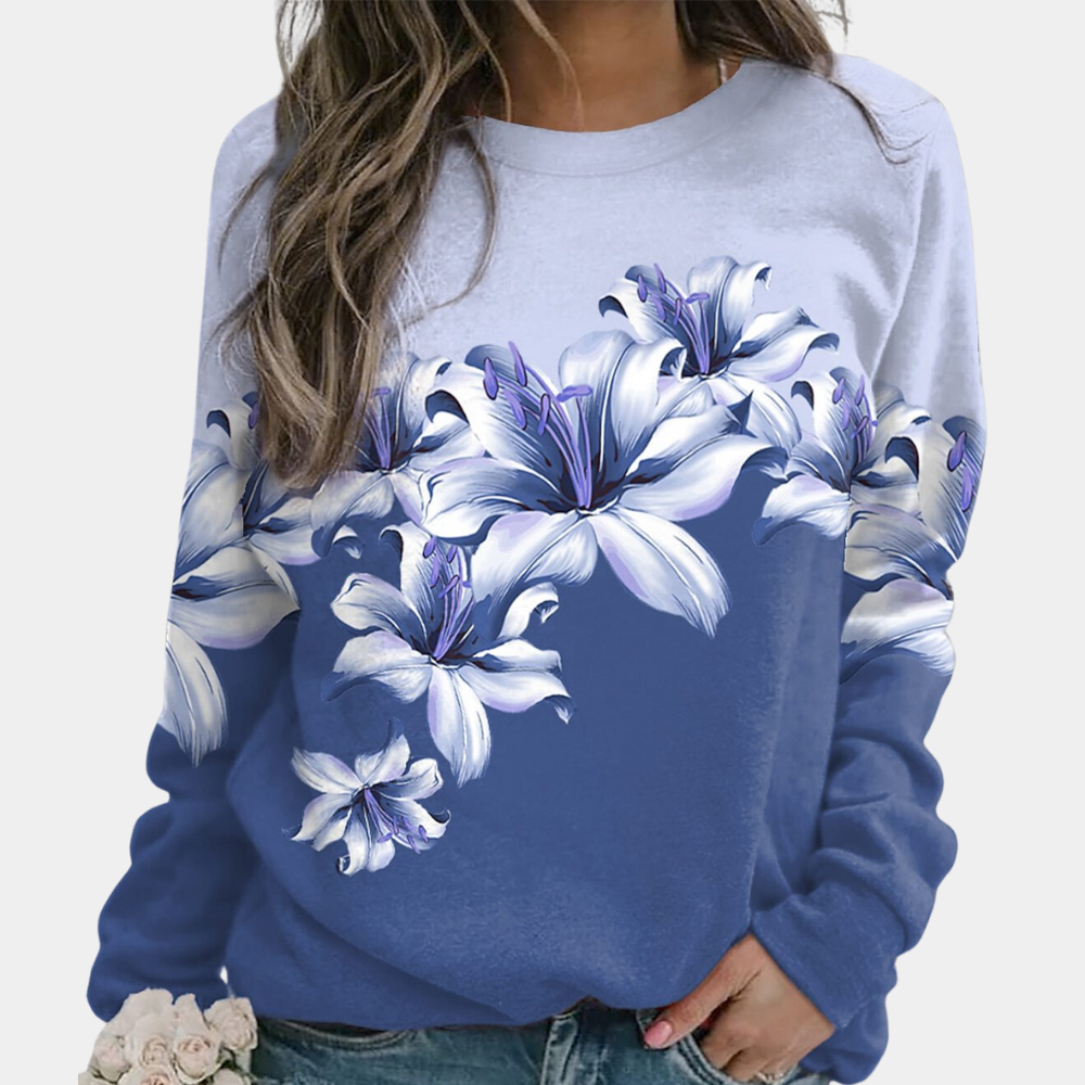 Pull à Fleurs pour Femmes