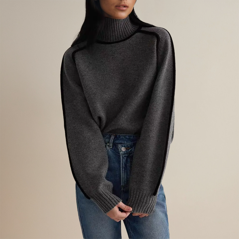 Pull élégant chic à la mode et confortable femmes