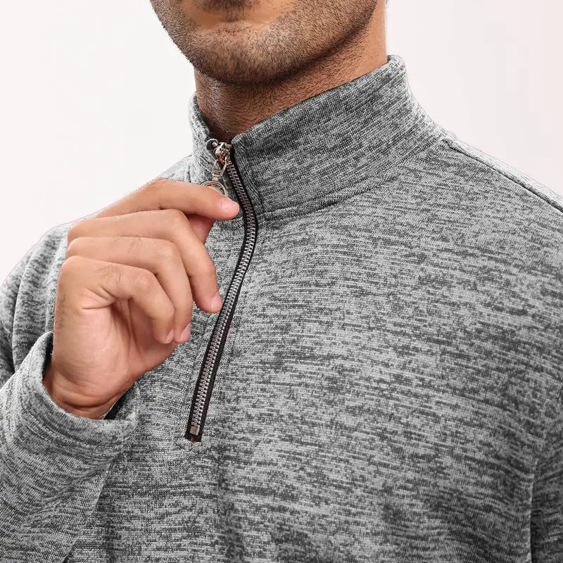 Pull Demi-zip Décontracté pour Hommes