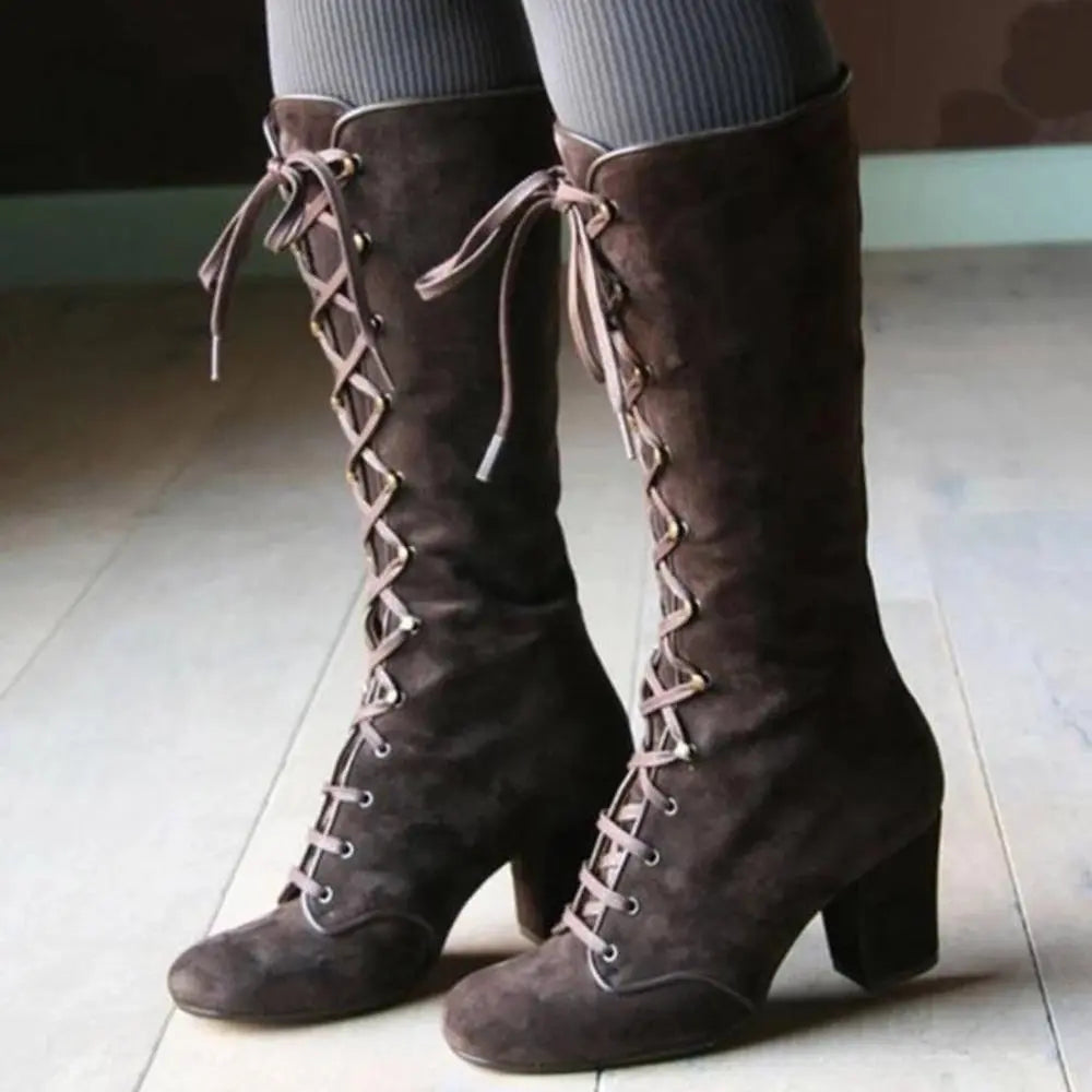 Amélie - Bottes Pointues Au Genou