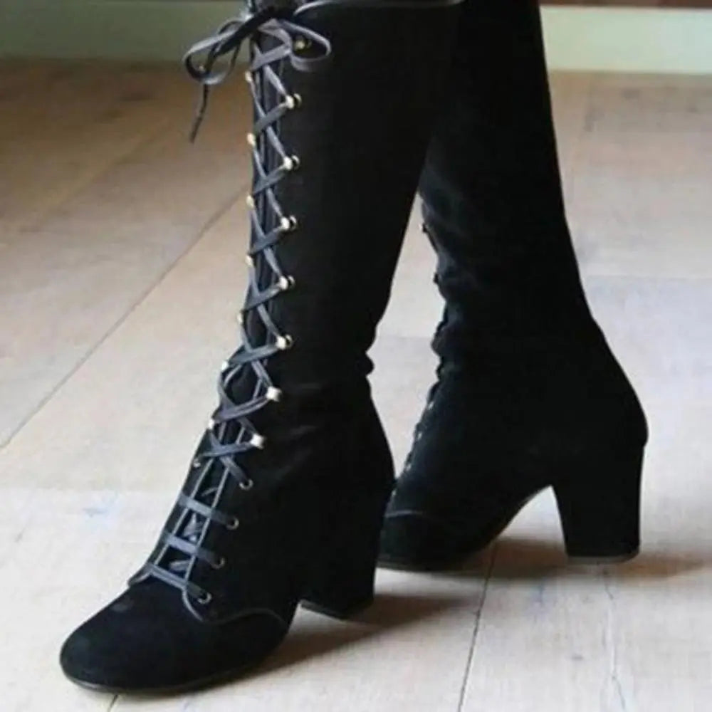 Amélie - Bottes Pointues Au Genou