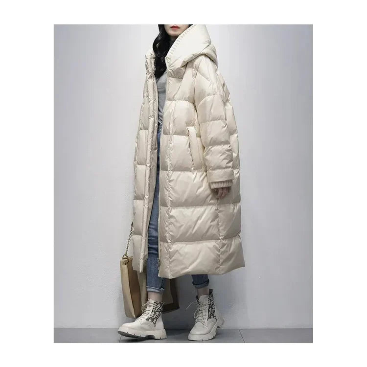 Veste Puffer Longue pour Femmes