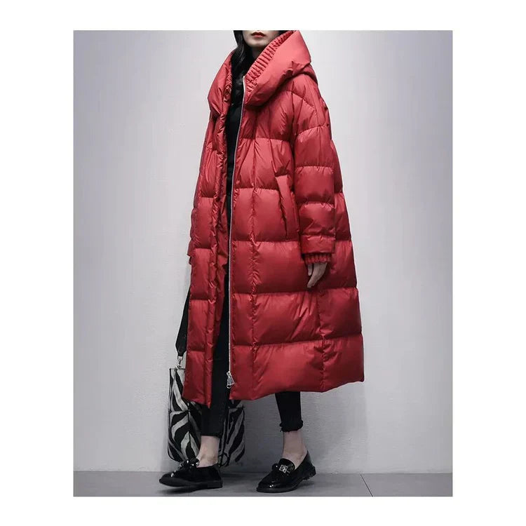 Veste Puffer Longue pour Femmes