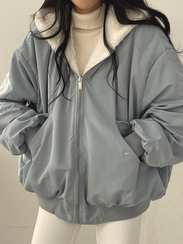 Veste Femme Doublée Tendance Oversize Chaude