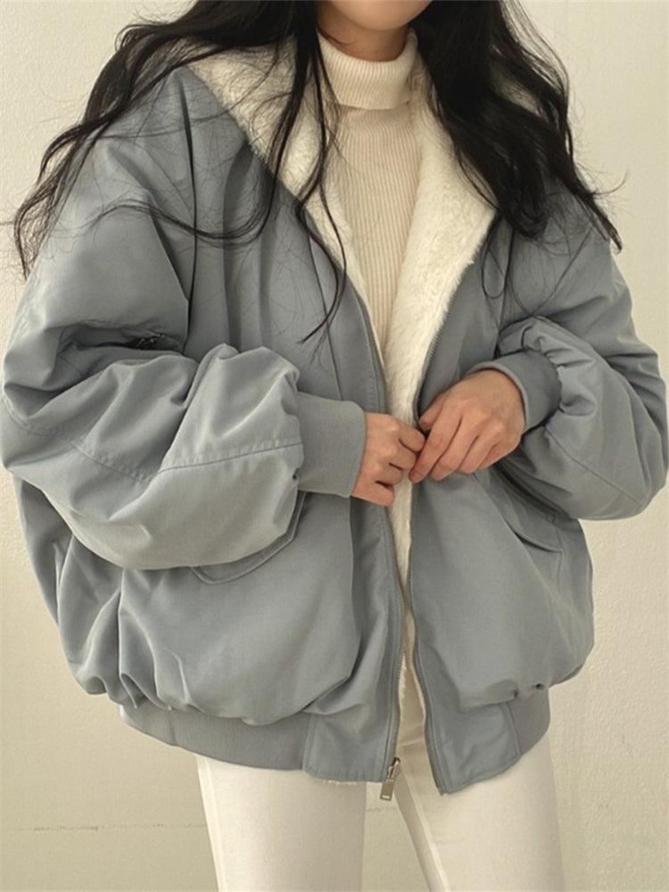 Veste Femme Doublée Tendance Oversize Chaude