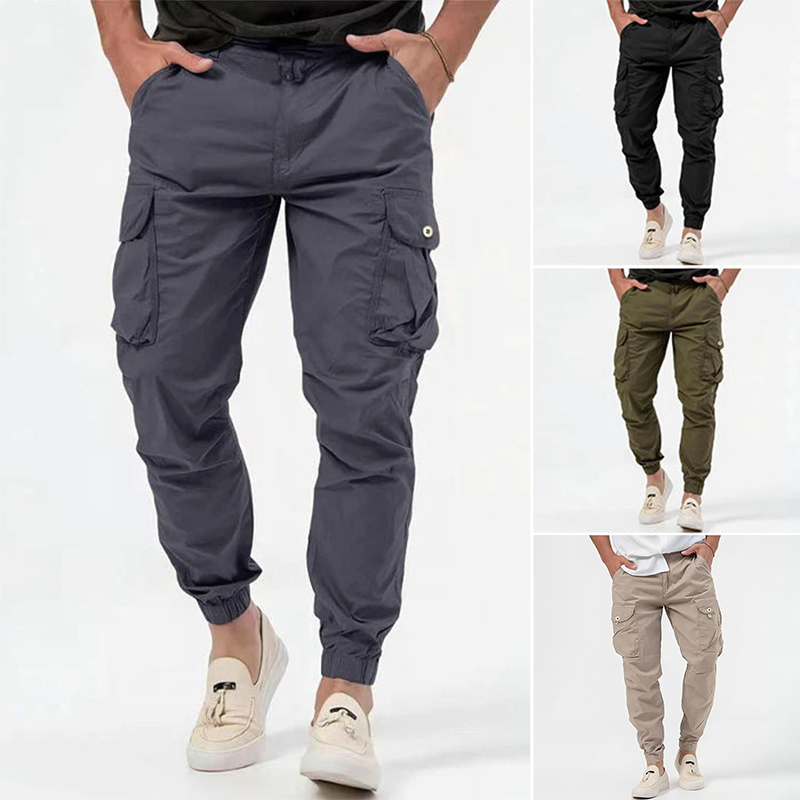 Zachary - Jogging cargo urbain, alliant style tendance et confort, parfait pour un look décontracté