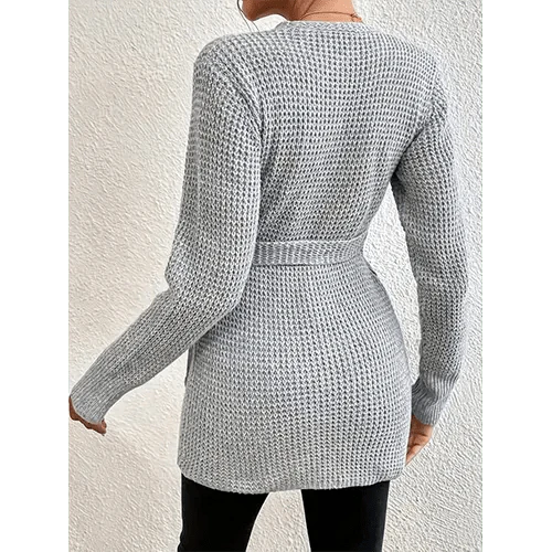 Elara | Cardigan chaud avec ceinture élégant pour femme