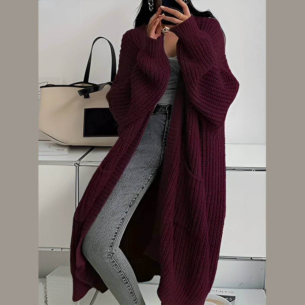 Elara | Cardigan Long Pour Femme | Élégance Intemporelle