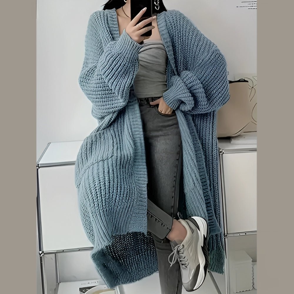 Elara | Cardigan Long Pour Femme | Élégance Intemporelle