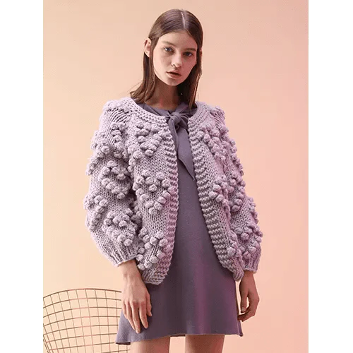 Elisanta | Cardigan élégant avec détails en forme de cœur pour femme