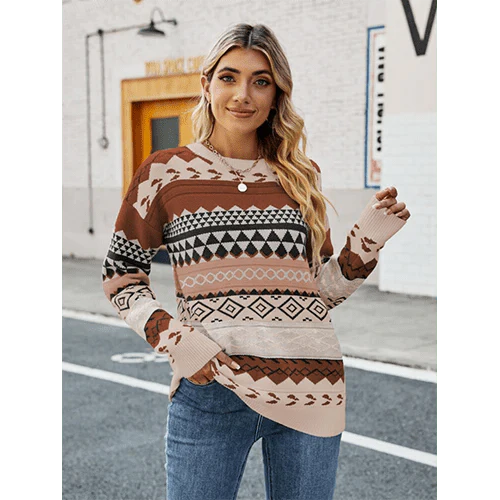 Eloana | Pull col rond vintage pour femme