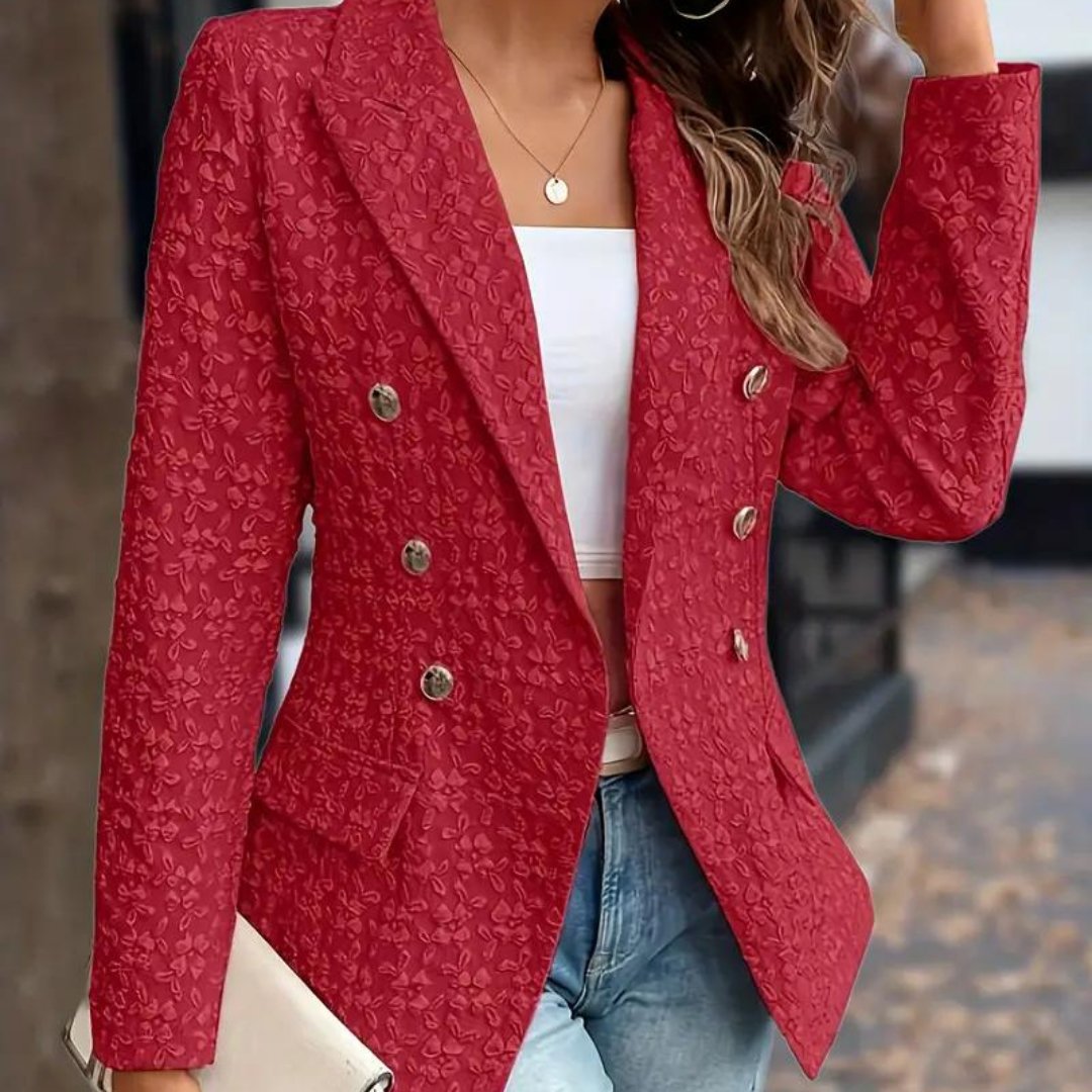 Elowyn | Blazer Élégant Femme à Manches Longues