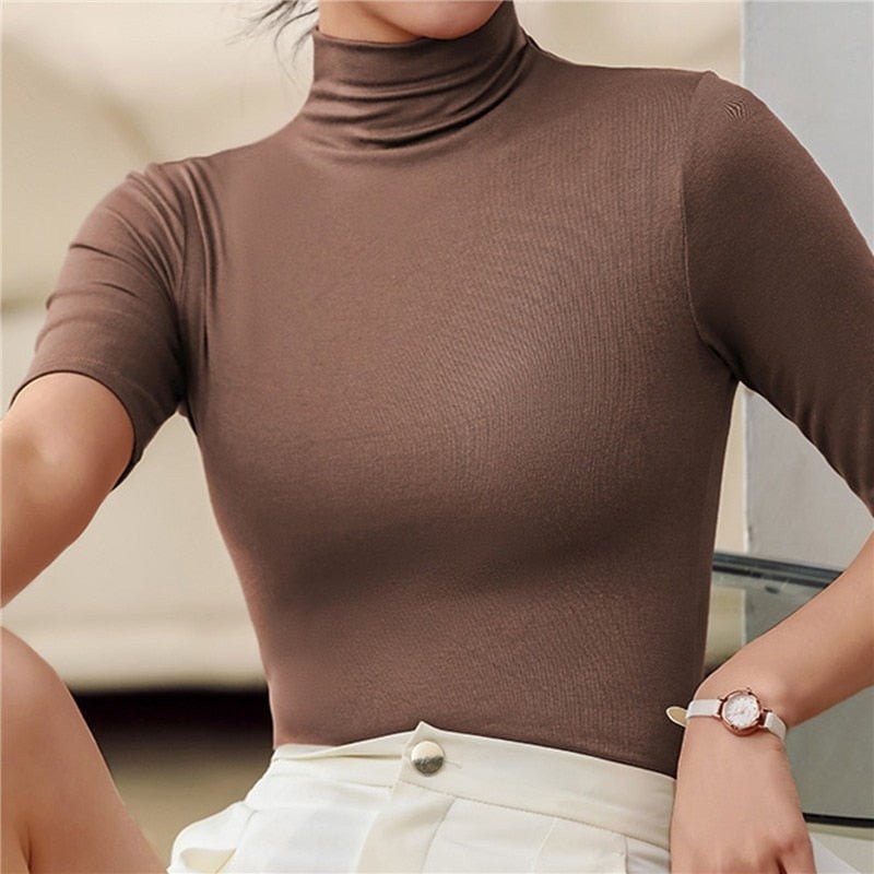 Elymara | Pull élégant à col roulé pour femme