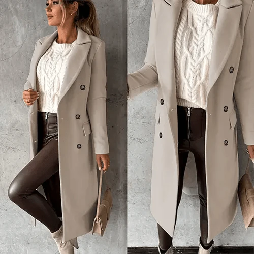 Evelina | Manteau Long Chaud pour Femme