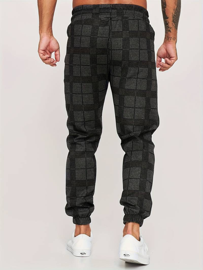 Pantalon de Jogging à Carreaux pour Hommes