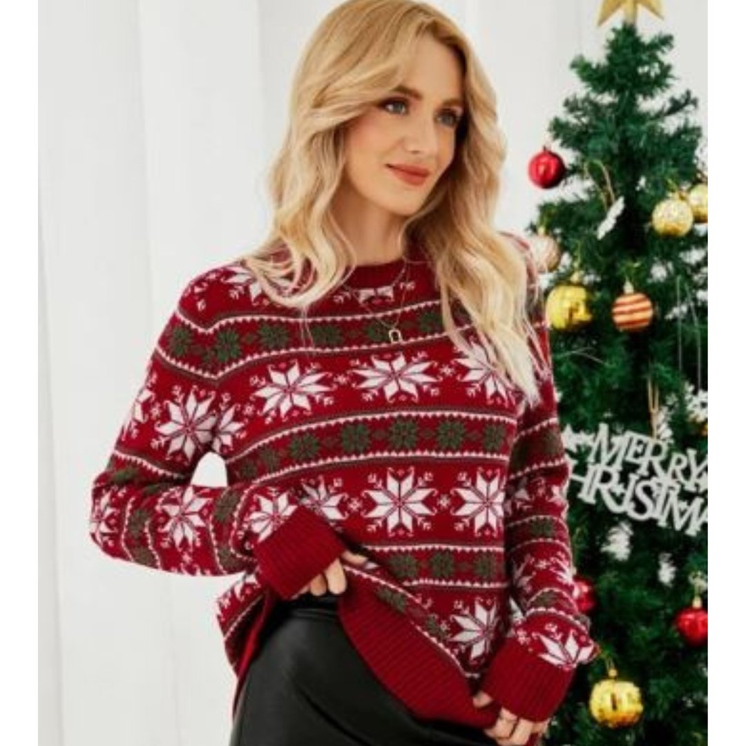 Fialora | Pull de Noël Festif et Confortable pour Femmes