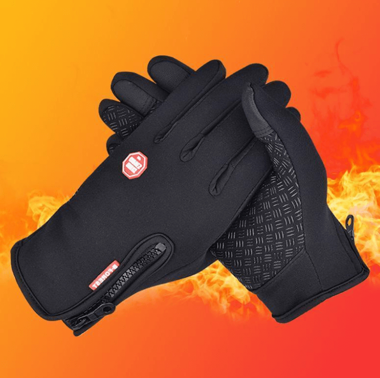 Gants imperméables et coupe-vent