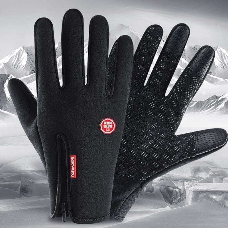 Gants imperméables et coupe-vent