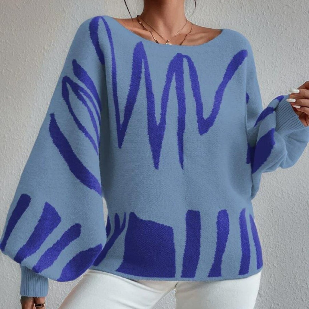 Grafena | Pull Surdimensionné Graphique pour Femme