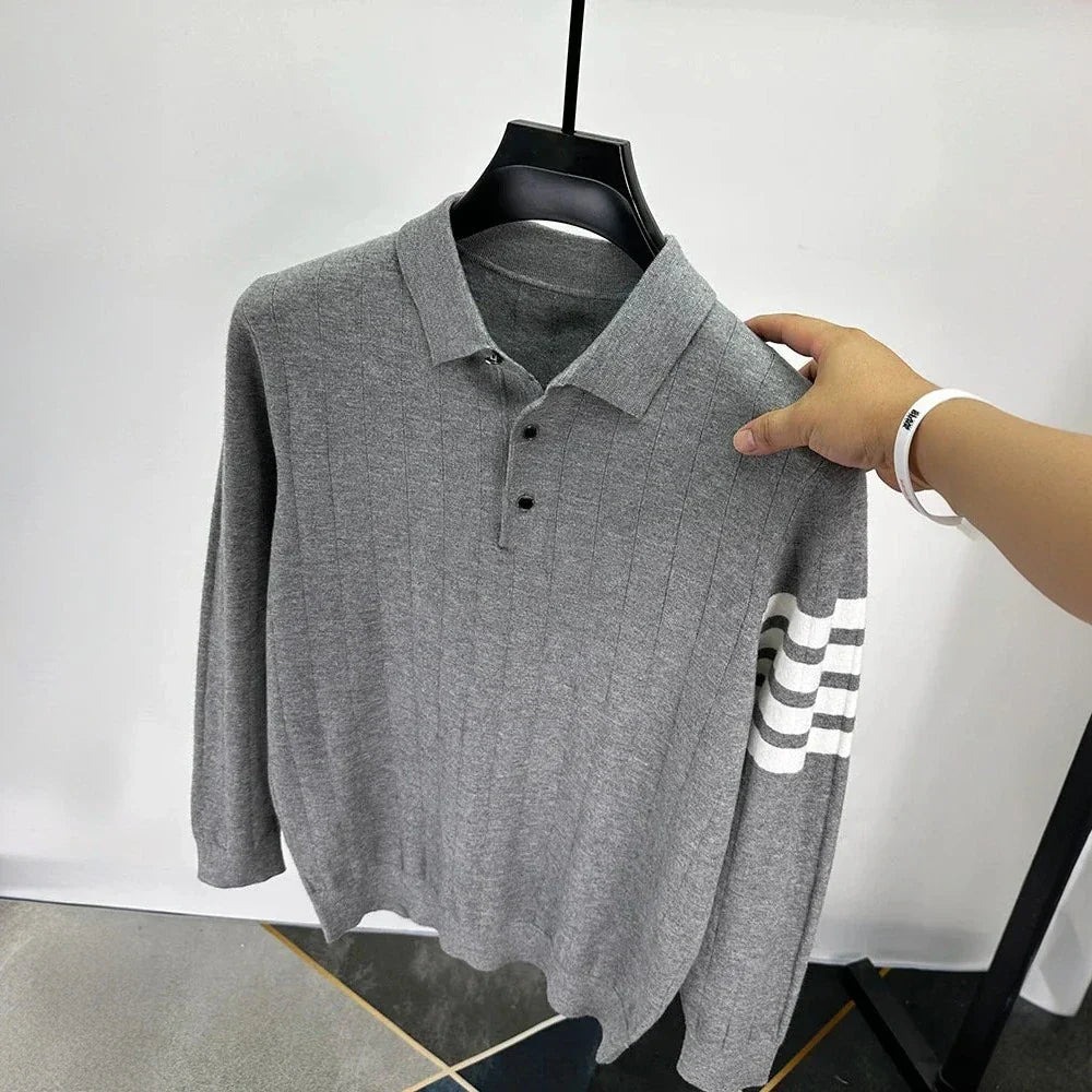 Pull Polo Côtelé pour Homme - Frédéric