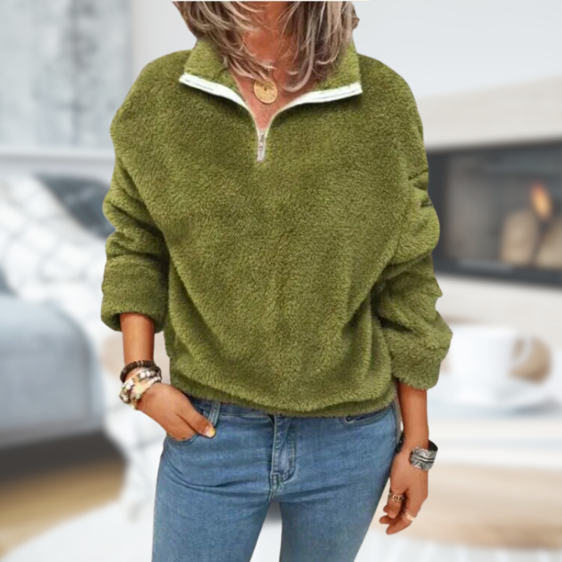 Pull D'hiver en Peluche pour Femmes