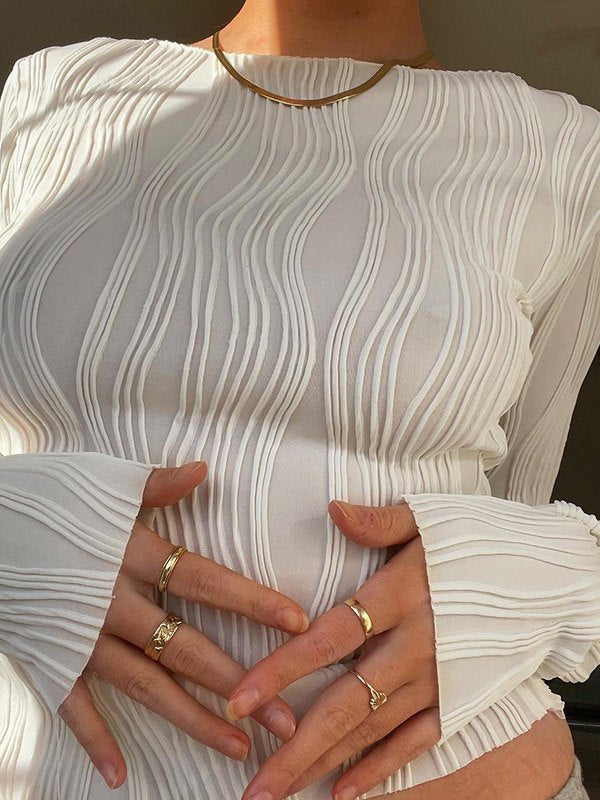 Kierah | Crop top avec encolure ronde