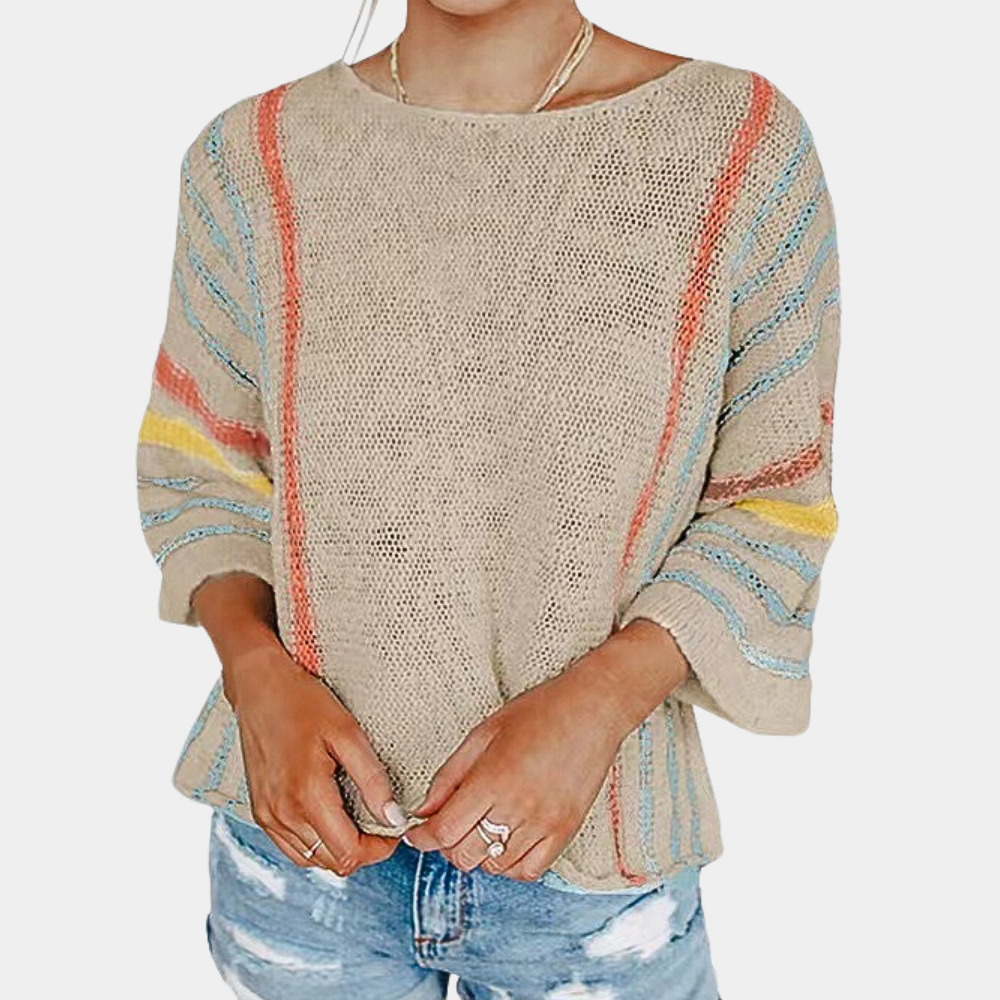 Pull Col Rond en Tricot élégant pour femme