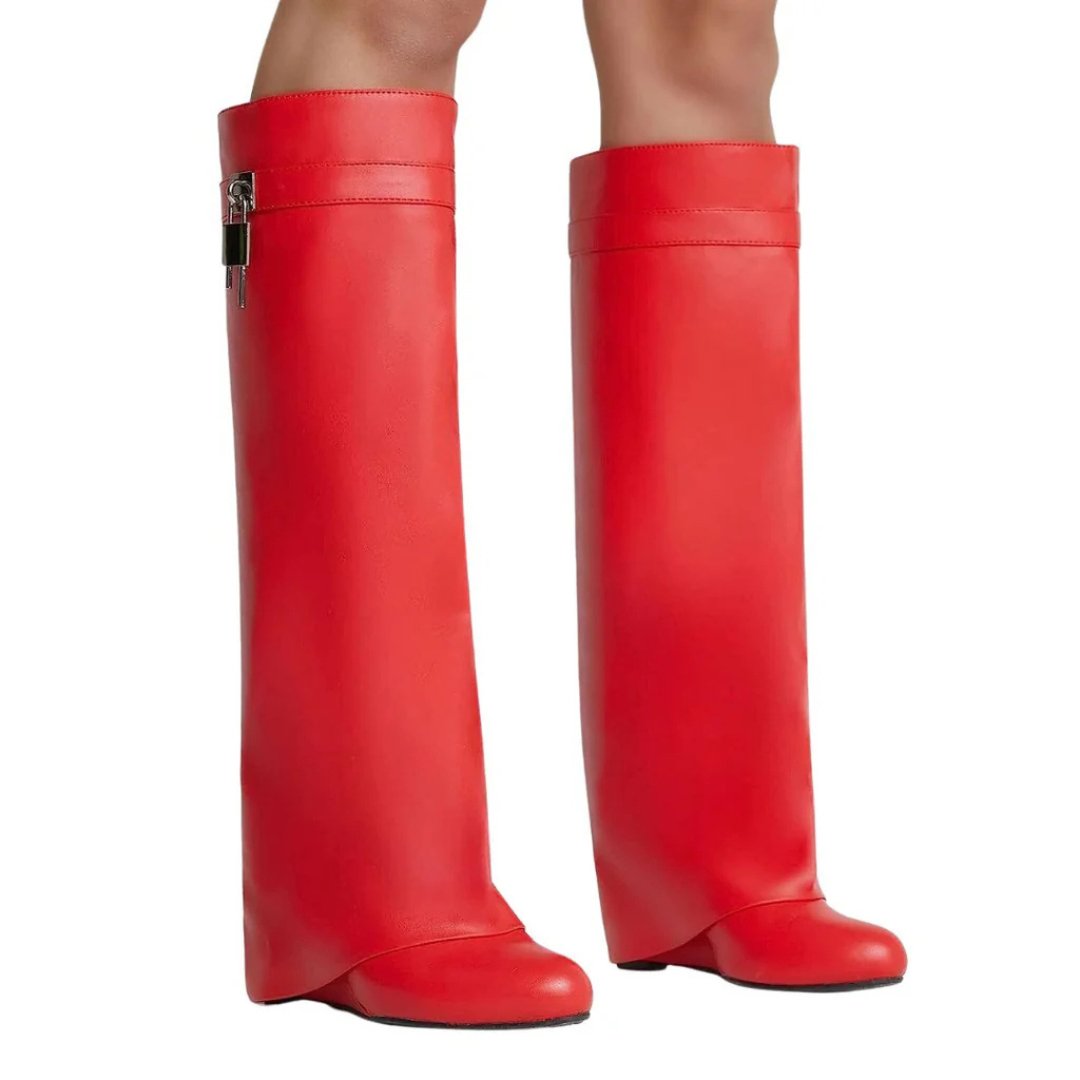 Loranda | Bottes longues chaudes pour femmes - Hiver