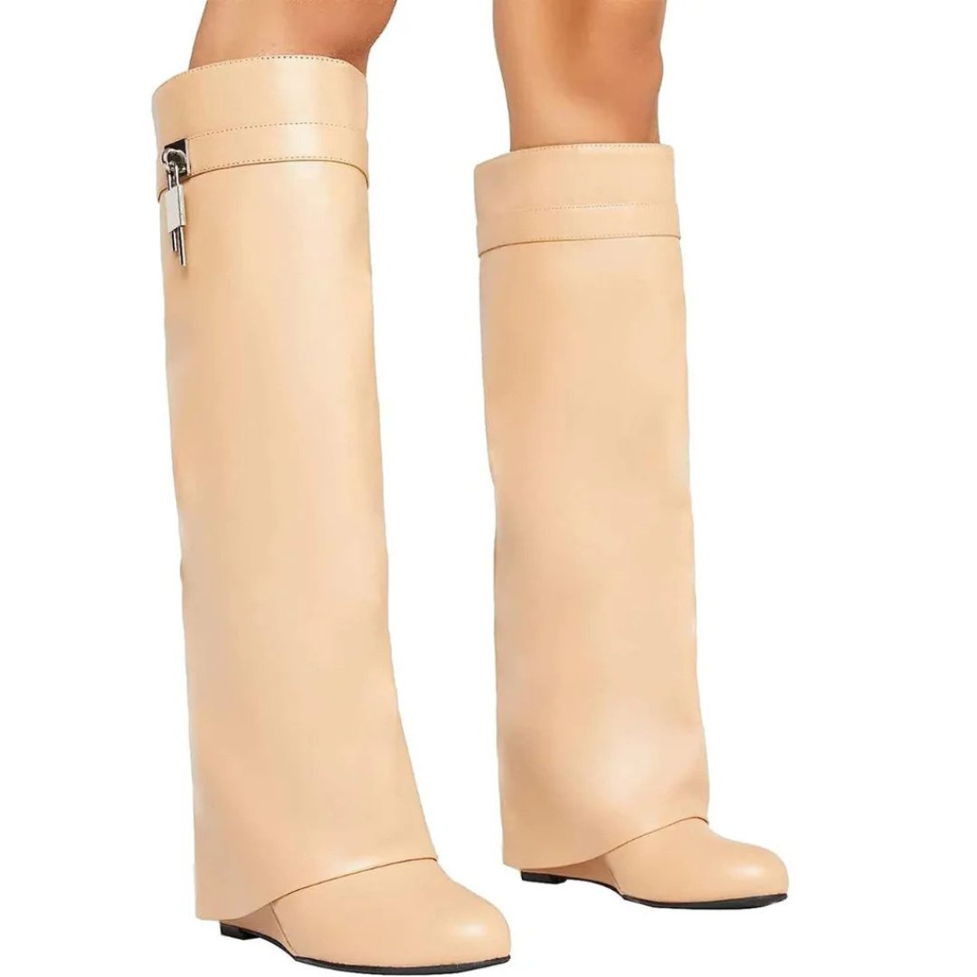 Loranda | Bottes longues chaudes pour femmes - Hiver