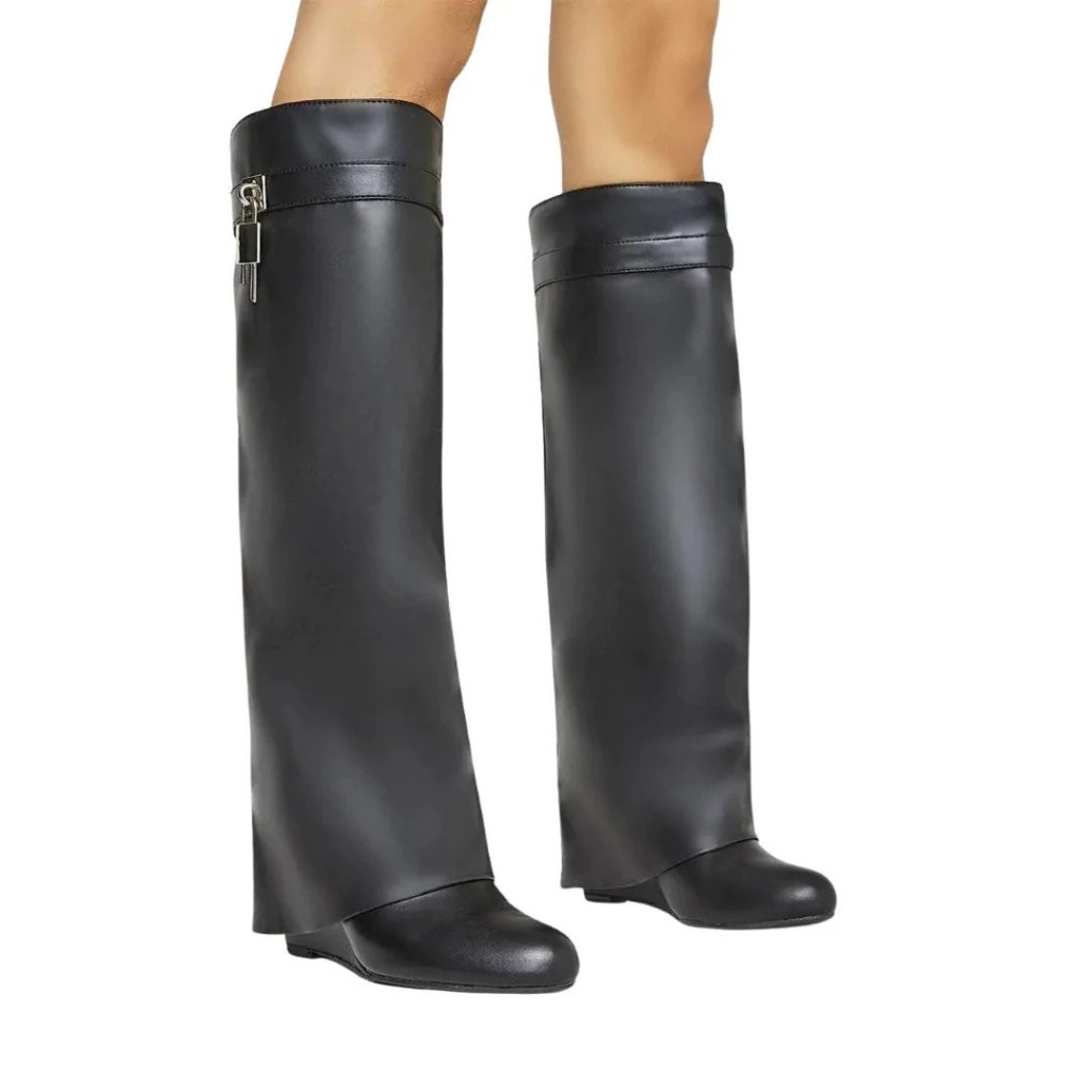 Loranda | Bottes longues chaudes pour femmes - Hiver