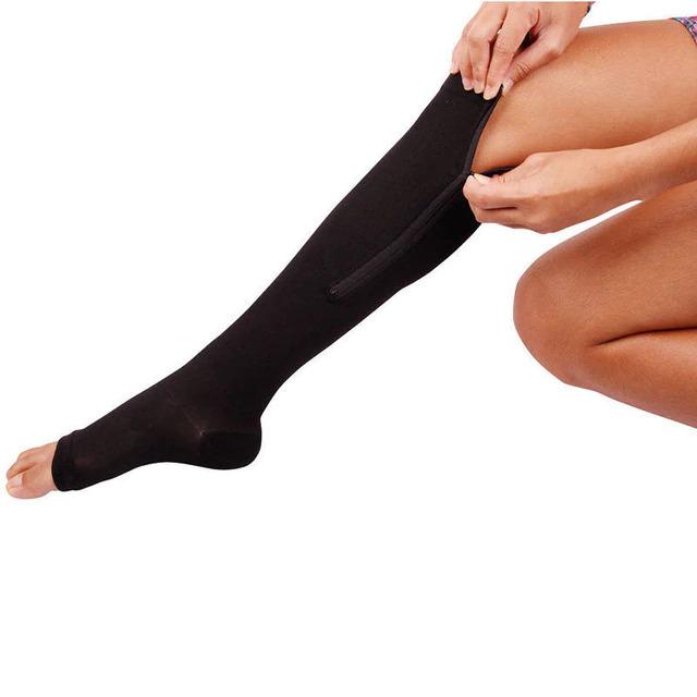 Lysiane | Chaussettes de compression zippées pour femmes