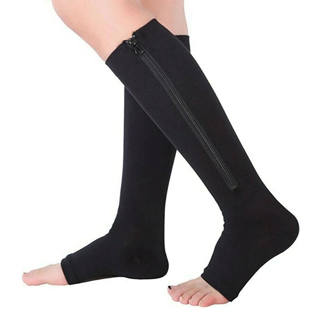 Lysiane | Chaussettes de compression zippées pour femmes